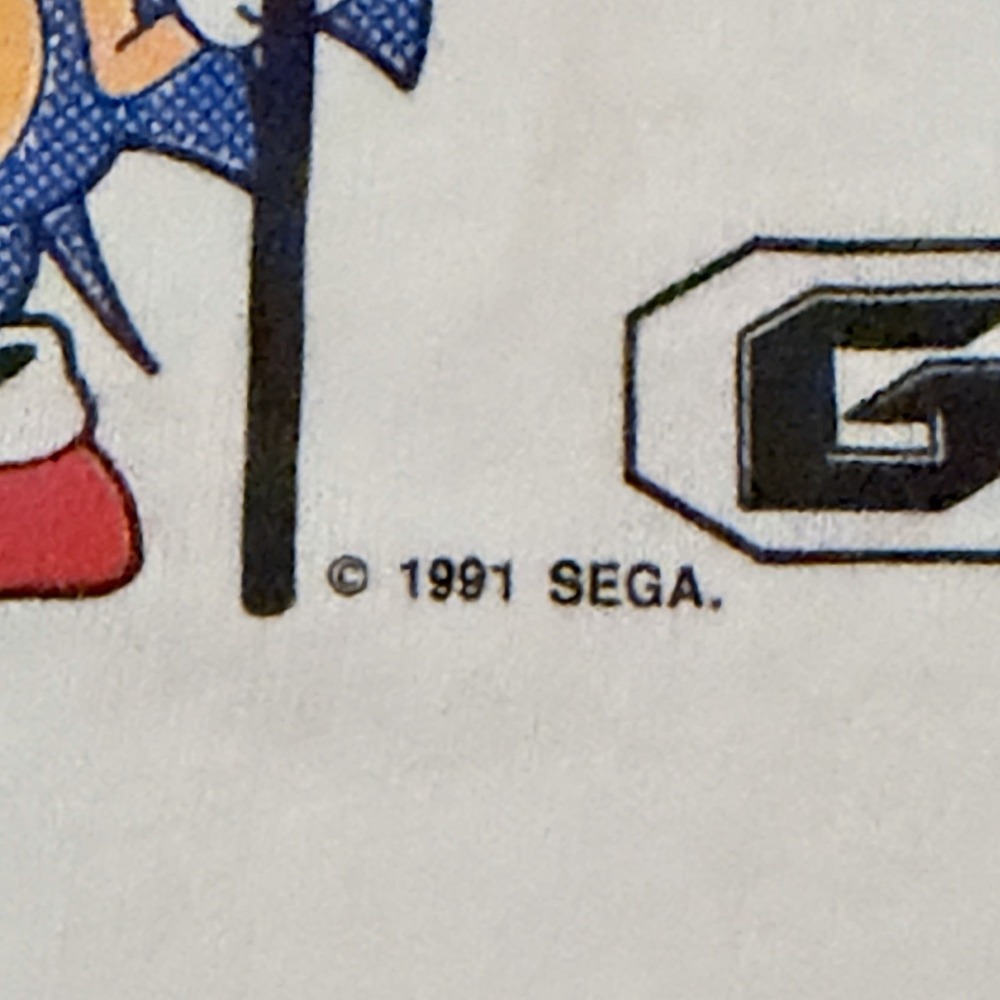 Vintage 1991 Sega Genesis World Tour Shirt Size Large - Picture 3 of 7